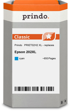Epson 202XL Cartouche Cyan compatible équivalent à C13T02H24010 · Prindo Classic