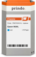 Epson 502XL Cartouche Cyan compatible équivalent à C13T02W24010 · Prindo Classic