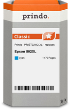 Epson 502XL Cartouche Cyan compatible équivalent à C13T02W24010 · Prindo Classic