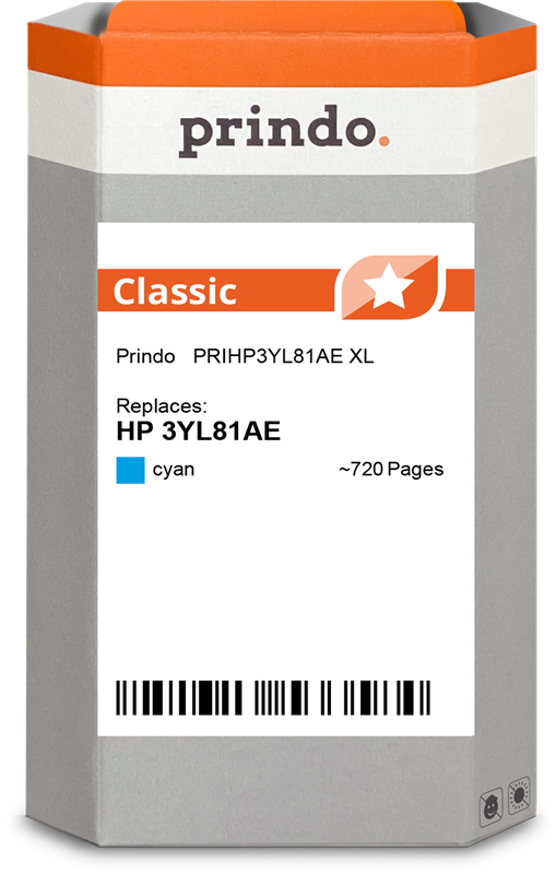 HP 912 XL Cartouche Cyan compatible équivalent à 3YL81AE · Prindo Classic