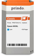 Epson 603XL Cartouche Cyan compatible équivalent à C13T03A24010 · Prindo Classic