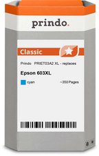 Epson 603XL Cartouche Cyan compatible équivalent à C13T03A24010 · Prindo Classic