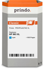 HP 963 XL Cartouche Cyan compatible équivalent à 3JA27AE · Prindo Classic