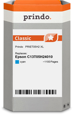 Epson 405 XL Cartouche Cyan compatible équivalent à C13T05H24010 · Prindo Classic
