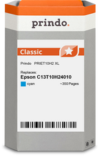 Epson 604 XL Cartouche Cyan compatible équivalent à C13T10H24010 · Prindo Classic