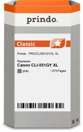 Canon CLI-551GY XL Cartouche Gris compatible équivalent à 6447B001 · Prindo Classic