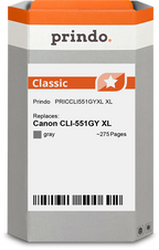 Canon CLI-551GY XL Cartouche Gris compatible équivalent à 6447B001 · Prindo Classic