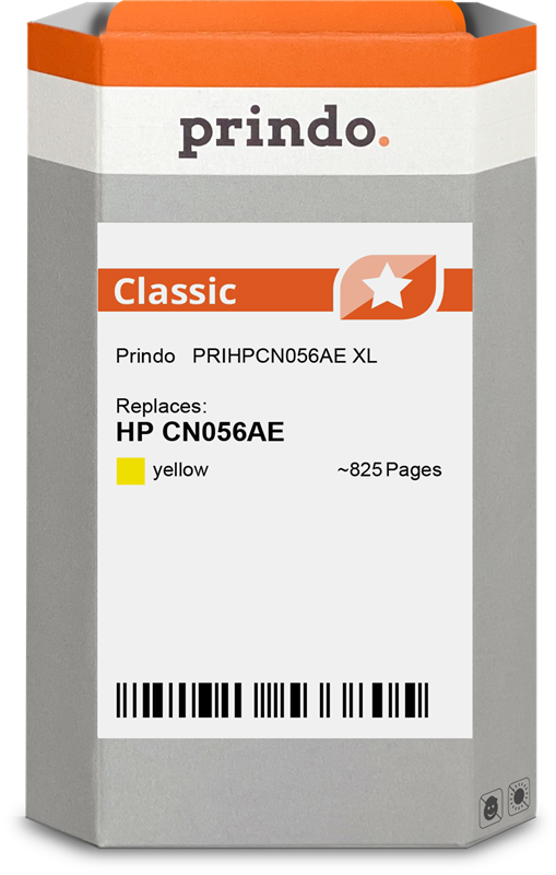 HP CN056AE Cartouche Jaune compatible · Prindo Classic