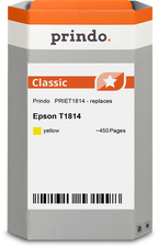 Epson 18 XL Cartouche Jaune compatible équivalent à C13T18144012 · Prindo Classic