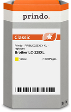 Brother LC225XLY Cartouche Jaune compatible · Prindo Classic