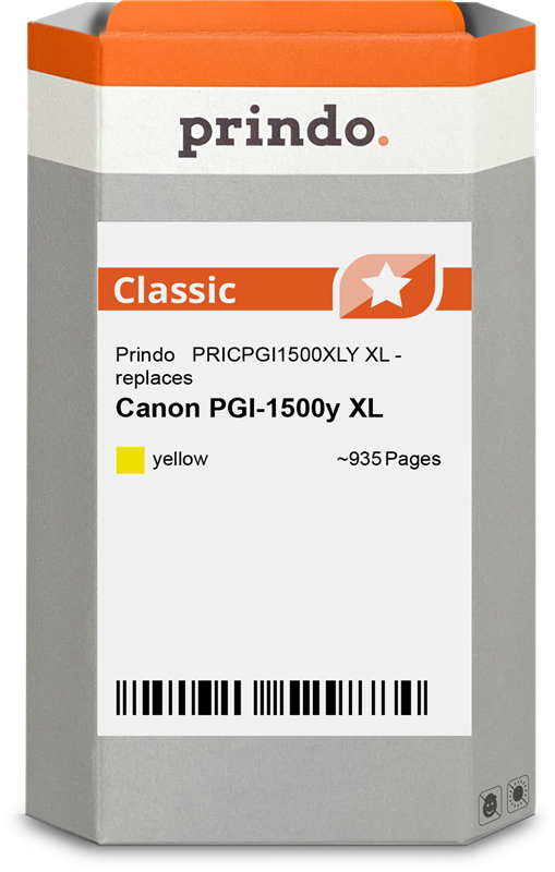 Canon PGI-1500y XL Cartouche Jaune compatible équivalent à 9195B001 · Prindo Classic