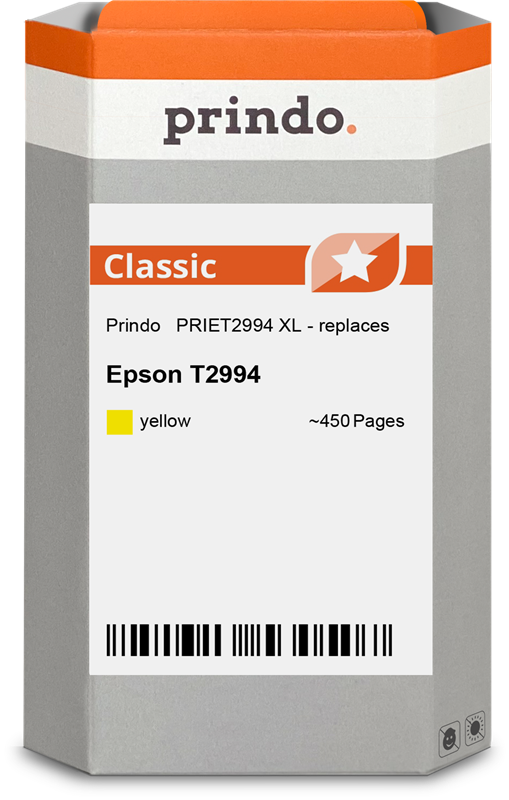 Epson 29 XL Cartouche Jaune compatible équivalent à C13T29944012 · Prindo Classic