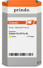 Canon CLI-571y XL Cartouche Jaune compatible équivalent à 0334C001 · Prindo Classic