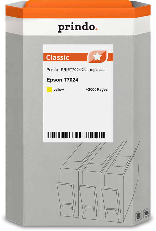 Epson T7014 XXL Cartouche Jaune compatible équivalent à C13T70144010 · Prindo Classic
