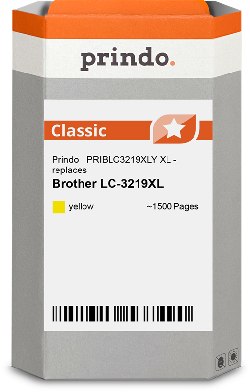 Brother LC3219XLY Cartouche Jaune compatible · Prindo Classic