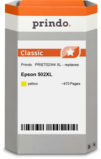 Epson 502XL Cartouche Jaune compatible équivalent à C13T02W44010 · Prindo Classic