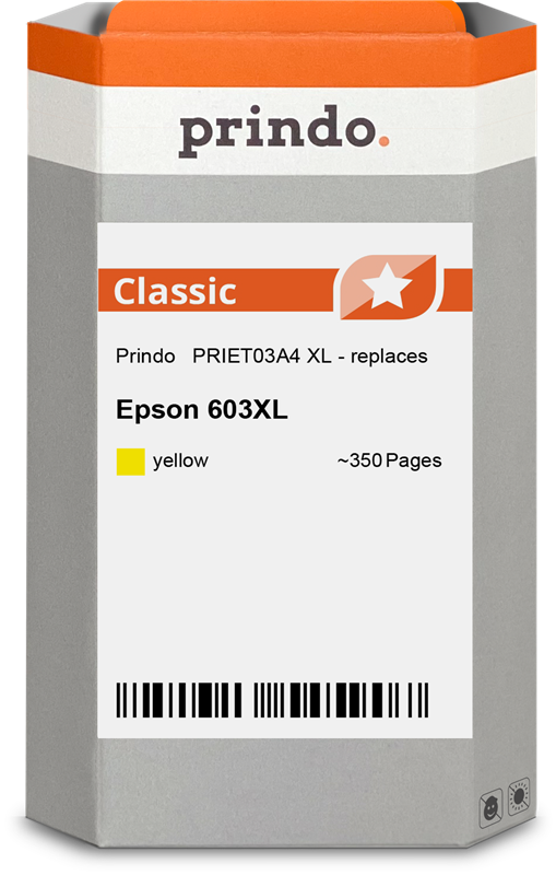 Epson 603XL Cartouche Jaune compatible équivalent à C13T03A44010 · Prindo Classic
