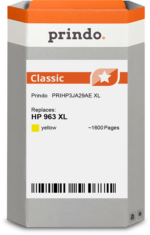 HP 963 XL Cartouche Jaune compatible équivalent à 3JA29AE · Prindo Classic