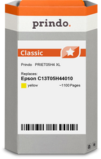 Epson 405 XL Cartouche Jaune compatible équivalent à C13T05H44010 · Prindo Classic