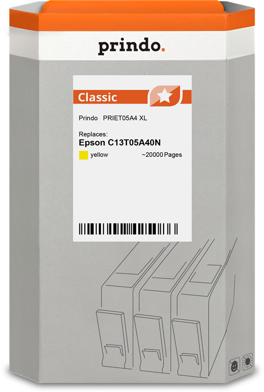 Epson T05A4 Cartouche Jaune compatible équivalent à C13T05A40N · Prindo Classic