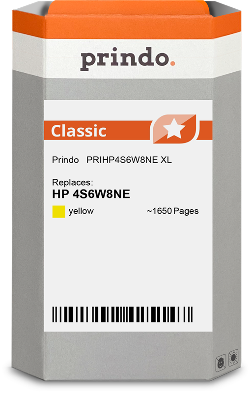 HP 937e Cartouche Jaune compatible équivalent à 4S6W8NE · Prindo Classic