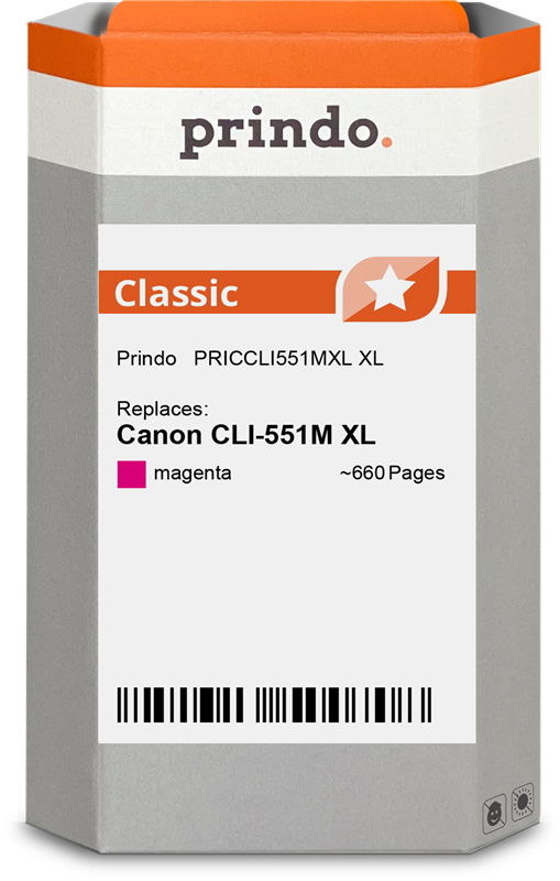 Canon CLI-551M XL Cartouche Magenta compatible équivalent à 6445B001 · Prindo Classic