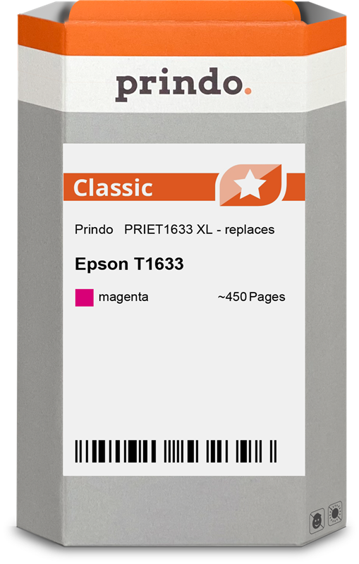 Epson 16 XL Cartouche Magenta compatible équivalent à C13T16334012 · Prindo Classic