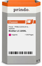 Brother LC225XLM Cartouche Magenta compatible · Prindo Classic