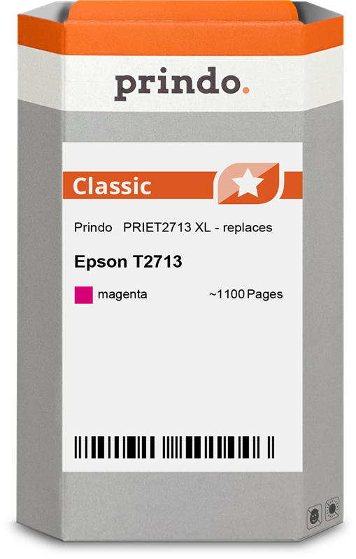 Epson 27 XL Cartouche Magenta compatible équivalent à C13T27134010 · Prindo Classic