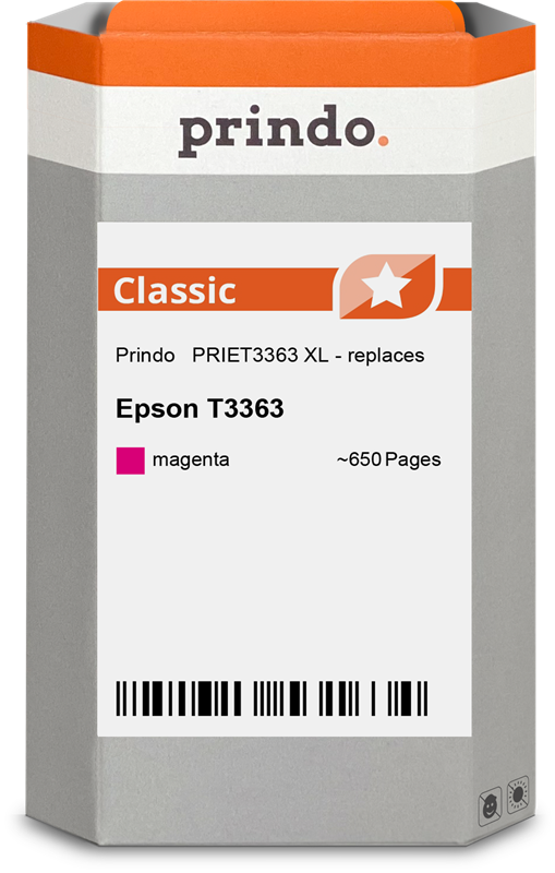 Epson 33 XL Cartouche Magenta compatible équivalent à C13T33634012 · Prindo Classic