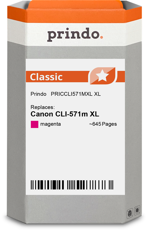 Canon CLI-571m XL Cartouche Magenta compatible équivalent à 0333C001 · Prindo Classic