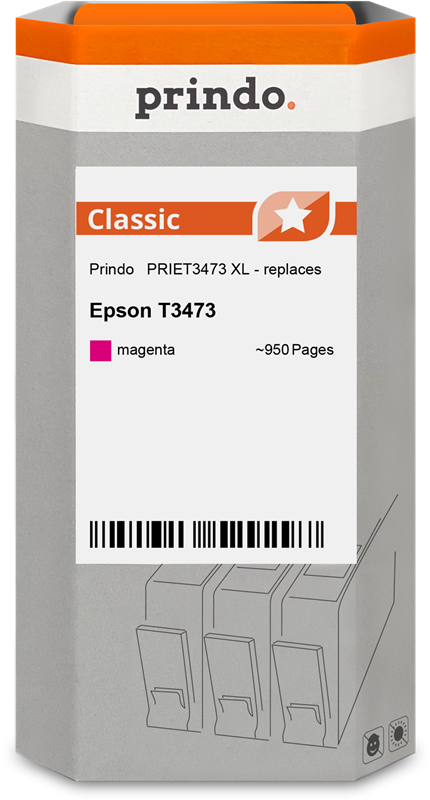 Epson 34 XL Cartouche Magenta compatible équivalent à C13T34734010 · Prindo Classic