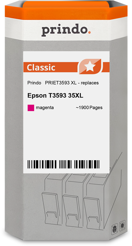 Epson 35XL Cartouche Magenta compatible équivalent à C13T35934010 · Prindo Classic