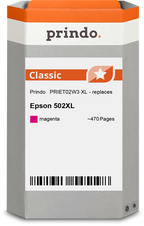 Epson 502XL Cartouche Magenta compatible équivalent à C13T02W34010 · Prindo Classic