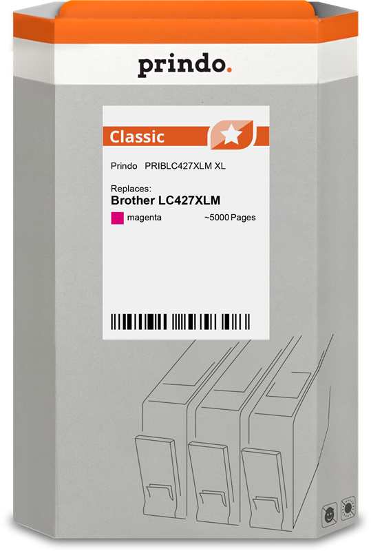 Brother LC427XLM Cartouche Magenta compatible · Prindo Classic