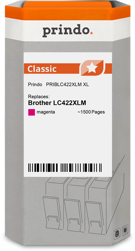 Brother LC422XLM Cartouche Magenta compatible · Prindo Classic