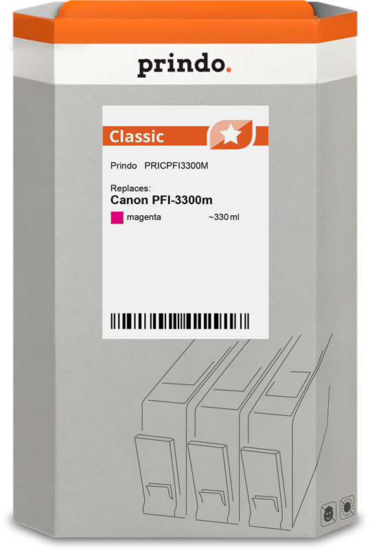 Canon PFI-3300m Cartouche Magenta compatible équivalent à 6435C001 · Prindo Classic