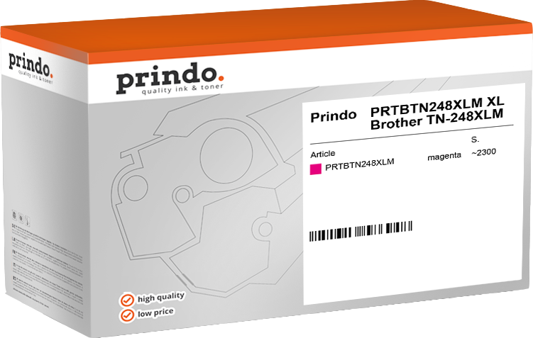 Brother TN-248XLM Toner Magenta compatible · Prindo Classic