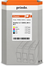 Brother LC-1280XL Cartouche Pack 4 Couleurs compatible équivalent à LC1280XLVALBPDR · Prindo Classic