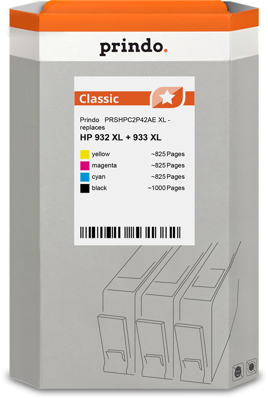HP CN053AE Cartouche Pack 4 Couleurs compatible · Prindo Classic