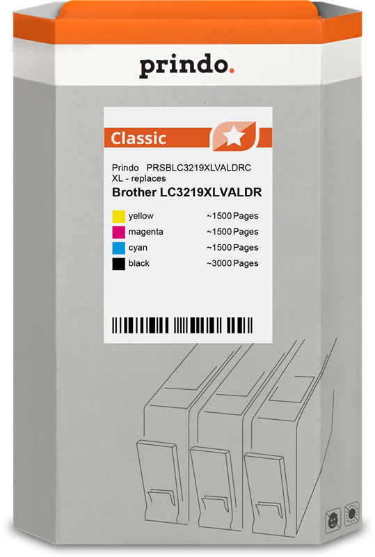 Brother LC-3219XL Cartouche Pack 4 Couleurs compatible · Prindo Classic