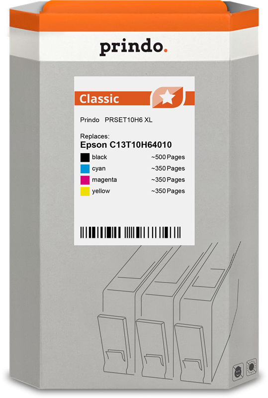 Epson 604 XL Cartouche Pack 4 Couleurs compatible · Prindo Classic