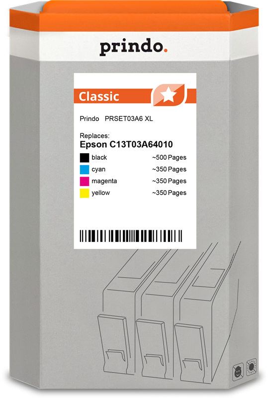 Epson 603XL Cartouche Pack 4 Couleurs compatible · Prindo Classic