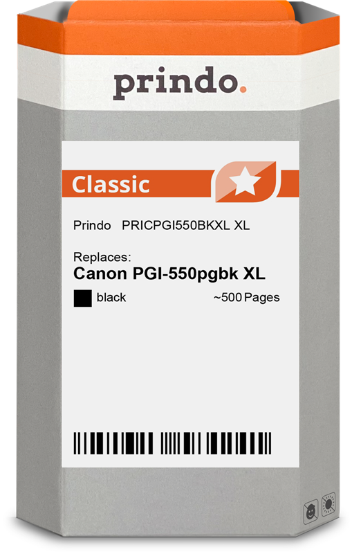Canon PGI-550pgbk XL Cartouche Noir compatible équivalent à 6431B001 · Prindo Classic