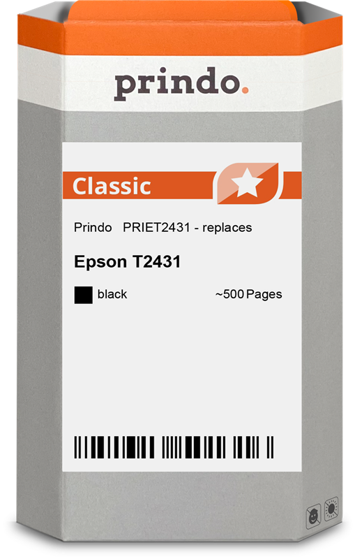 Epson 24 XL Cartouche Noir compatible équivalent à C13T24314012 · Prindo Classic
