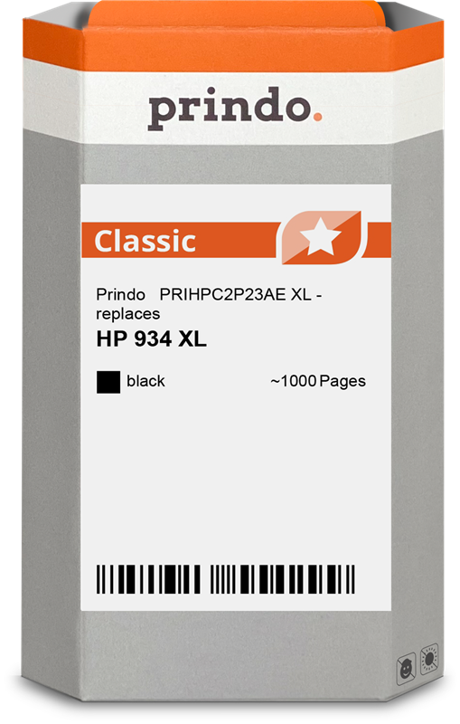 HP 934 XL Cartouche Noir compatible équivalent à C2P23AE · Prindo Classic