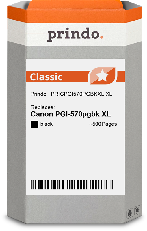 Canon PGI-570pgbk XL Cartouche Noir compatible équivalent à 0318C001 · Prindo Classic
