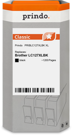Brother LC127XLBK Cartouche Noir compatible · Prindo Classic
