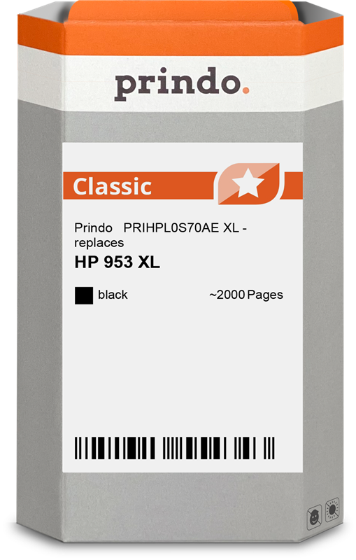HP 953 XL Cartouche Noir compatible équivalent à L0S70AE · Prindo Classic