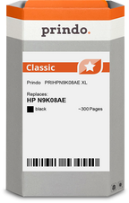HP 302 XL / 304 XL Cartouche Noir compatible équivalent à B7RT9AE · Prindo Classic